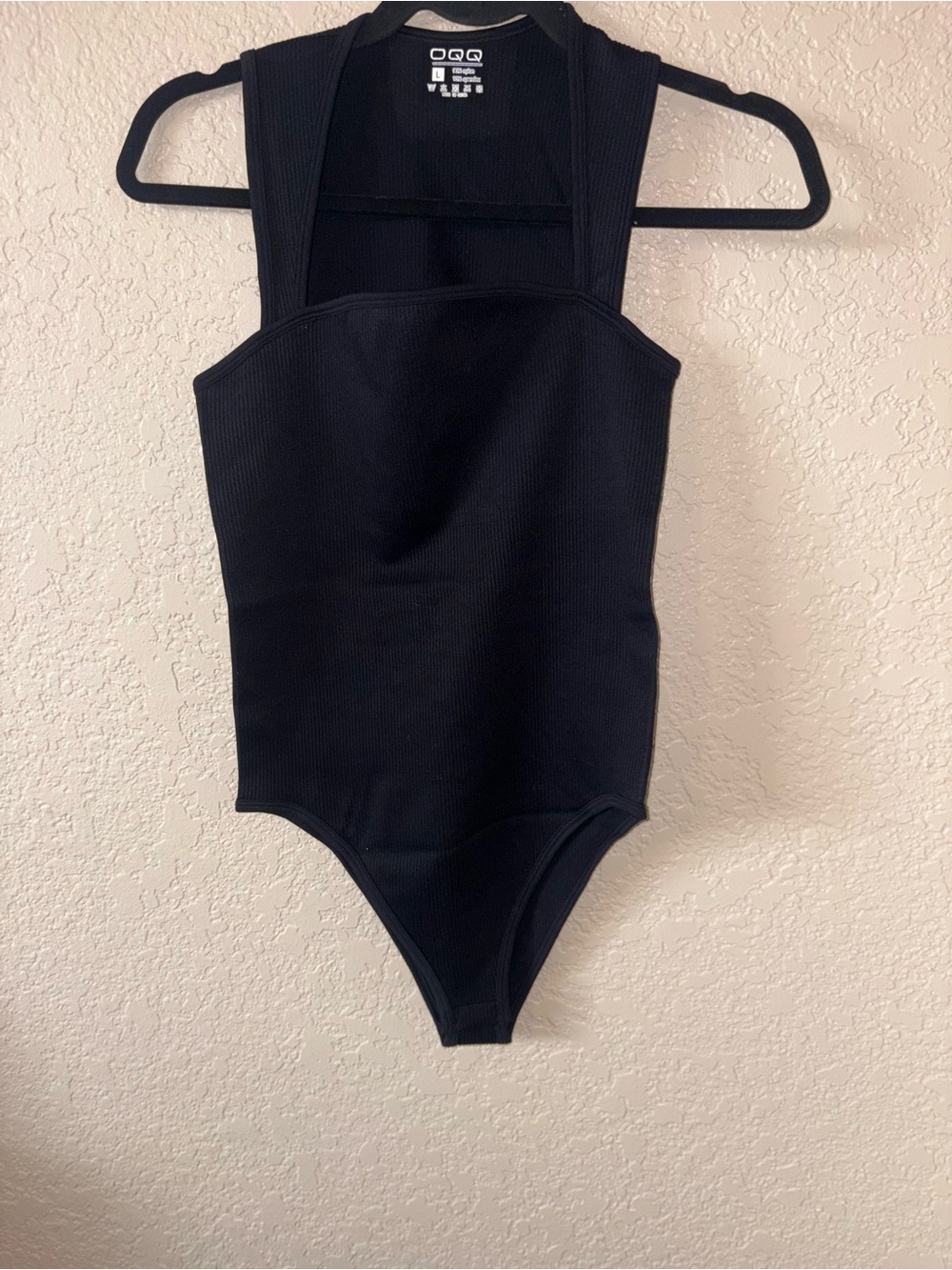 OQQ Square Neck Bodysuit